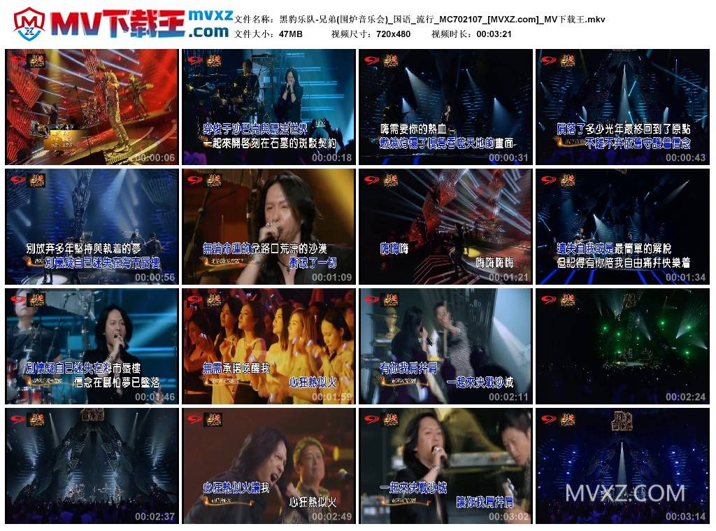 黑豹乐队-兄弟(围炉音乐会)_国语_流行_MC702107